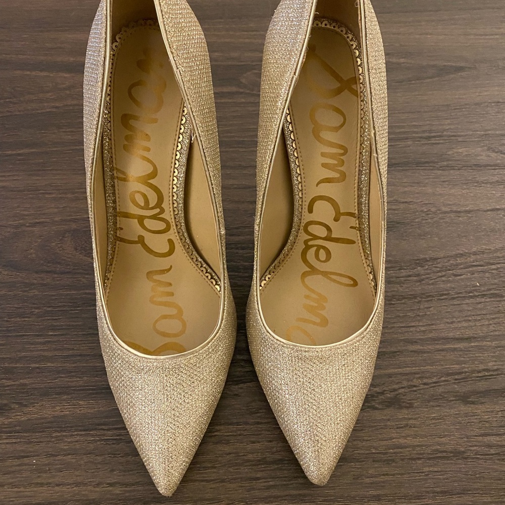 Sam Edelman Women's Gold Heels